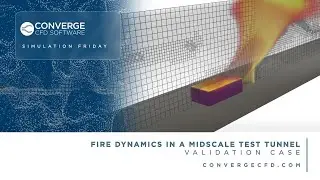 Simulation of Fire Dynamics in a Midscale Test Tunnel