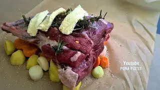 INCREDIBLY DELICIOUS! LEG OF LAMB WITH VEGETABLES IN THE OVEN. EVERYONE IS ASKING FOR THIS RECIPE!