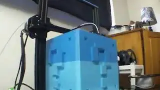 200% Scale Mario Question Mark Bank - 3 day print! (Timelapse)