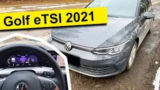 VW Golf eTSI 2021 Interior, Drive