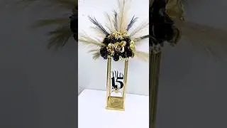 Centro de mesa para 15 años #diy #decora #manualidades #decoracion #tutorial