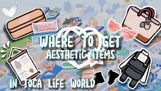 Where To Find 5 Aesthetic Items in Toca Boca 🧺🔆💼 | Toca Life World|Waffle Queen
