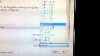 How to print to scale with autocad
