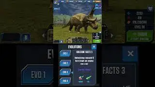 NEW DIABLOCERATOPS ALL EVOLUTION | Jurassic World The Game