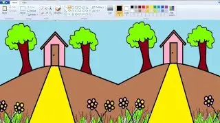 drawing in computer painting 
