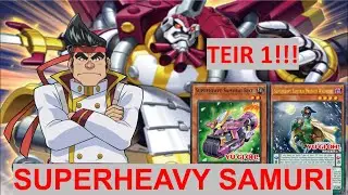 TEIR 1! SUPERHEAVY SAMURAI COMBO+DECKPROFILE (huge comebacks, multiple negates and 1 card combos)