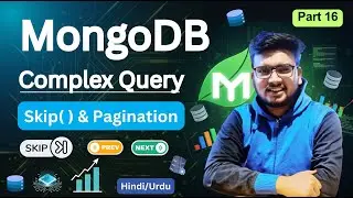 Part 16 MongoDB Skipping & Pagination | Limit Skip Concept Explained in Hindi