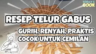 CARA MEMBUAT TELUR GABUS | RESEP TELUR GABUS GURIH, RENYAH, SIMPEL ❗️