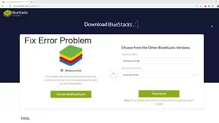 How To Download Bluestacks 4 Android 64-bit ( Fix Error Problem )
