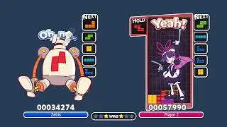 [Puyo Puyo Tetris AI] Zetris vs Wataame (2) - AI vs AI