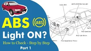 Toyota Corolla ABS Warning Light ON? Diagnosis Steps Part 1