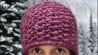 How To Crochet Easy Hat In Under An Hour