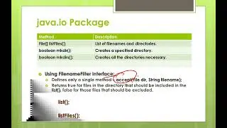 Core Java Training || JAVA.IO PACKAGE