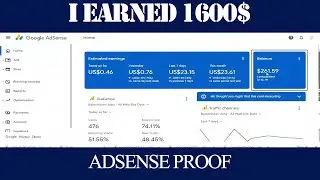 I earned 1600$ from July 2021 - Oct 2021 without YouTube