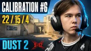 donk FACEIT Season 9 Calibration #6 — 22 Kills on Dust 2 | CS2 POV