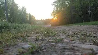 Суворовский район, дорога на Дальнерусаново , Аргуново\  Trail camera - time lapse of sunrise.