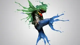 Paint splash dispersion effect | photoshop tutorial cs6/cc
