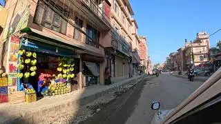 Taxi Ride across Kathmandu, from Thamel towards Pashupatinath - Day 3.2