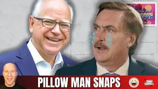 Mike Lindell Attempts To Slam Tim Walz With Failed Pillow Media Blitz