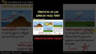 TÜRKİYE'DE EN ÇOK GÖRÜLEN YAĞIŞ TÜRÜ - SHORTS Bİ DAKKA SERİSİ - 7 #yks #tyt #ayt #shorts