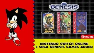 Nintendo Switch Online: 3 SEGA Genesis Games Added
