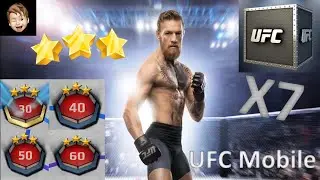 OPENING *LOADS* OF PACKS!!!!! | Levels 30, 40, 50 and 60 all ⭐️⭐️⭐️ | UFC Mobile | 50 Sub Special!