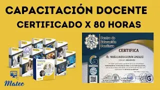 Capacitación docente [ACTUALIZADO] | Revalidación - Ascenso - Escalafón 2023