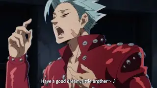 Meliodas and Ban sings a song for Hawk  °Seven Deadly sins°
