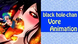 【vore】black hole chan vore Animation【丸呑み】