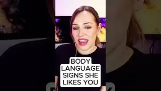 How to read her body language attraction signs #bodylanguage #dating #crush