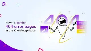 How to identify 404 pages in the Knowledge base