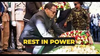 Malawi lays to Rest it's Vice President Who was killed in a Mysterious Plane Crash