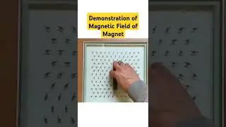Demonstration of magnetic field of Magnet | #magnet #magneticfield #electrical #demonstration