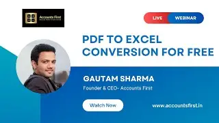 How to Convert any PDF bank statement into Excel for free ||