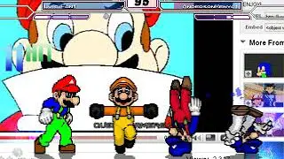 MUGEN harvyj197727 & LuigiFan1 vs SMG4 & AndersonKenya1