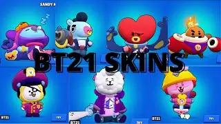 The Brand New BT21 Skins!!!