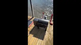 Smoking Pork Ribs on the Lake 🌊 Trek Prime 2.0 