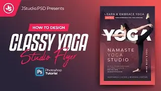 How To Design Yoga Flyer (Photoshop Tutorial)