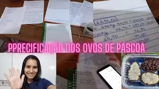 PRECIFICAÇÃO DOS OVOS DE PÁSCOA
