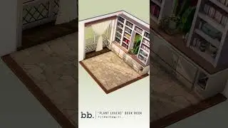 🪴 "plant lovers" book nook / the sims 4 / room ideas #thesims4 #ts4 #simsbuild #nocc #short