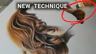 Unbelievable artist shows Amazing Hair drawing Technique