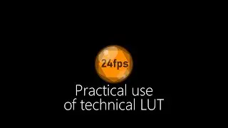 Practical use of technical LUT / mcpro24fps