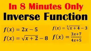 Inverse of a function function @niharmhirani