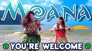 MOANA 2 IN REAL LIFE - You’re Welcome  (Cover by @SharpeFamilySingers)✨🎤