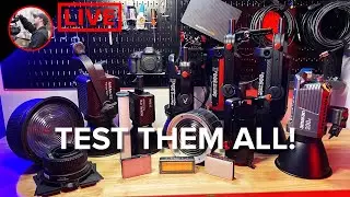 🔴 Measuring ALL My Lights - Aputure 60X, 200D, 120DII, 300DII, Forza 60, 60B (as many as we could!)