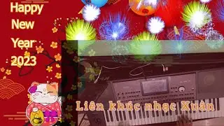 Happy new year, Ngày tết quê em- LK nhạc xuân remix 2023, nhạc EDM|  #nhạcxuân2023remixbasscựccăng