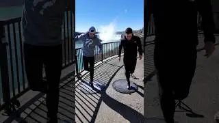 World's Fastest Dancers at Niagara Falls! 😁🇨🇦 #dance #stpatricksday