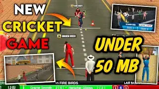 New Cricket Game For Android 2023 🔥🏏 Low MB Street Cricket Game | High Graphics - Gameplay ?