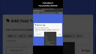 ADD TAG INPUT FORM HTML CSS JAVASCRIPT 