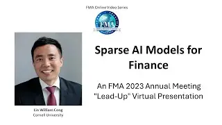 Sparse AI Models for Finance - Lin William Cong